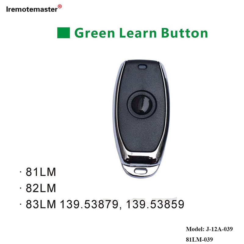 Ku-81LM 82LM 83LM Green Learn Button 390MHz Garage Door Remote Control